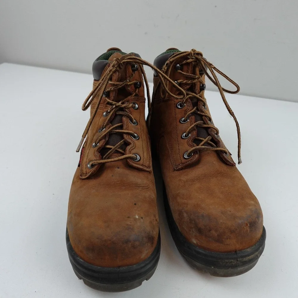 Red Wing King Safety Toe Shoes Boots Mens Size 10.5 D Brown Leather Steel 2235